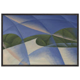 Abstract Speed: The Car has Passed by Giacomo Balla, framed poster