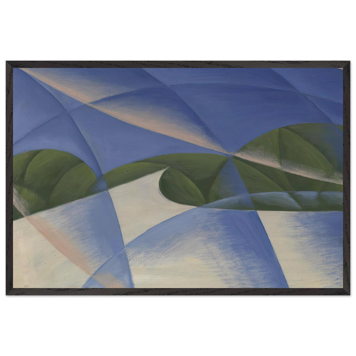 Abstract Speed: The Car has Passed by Giacomo Balla, framed poster