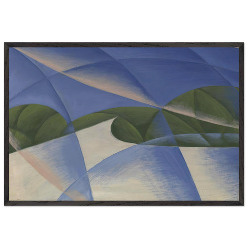 Abstract Speed: The Car has Passed by Giacomo Balla, framed poster