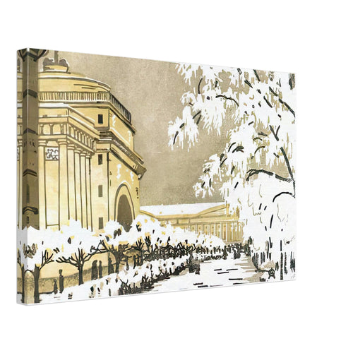 Admiralty under the Snow by Anna Ostroumova-Lebedeva, canvas