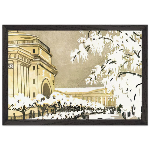 Admiralty under the Snow by Anna Ostroumova-Lebedeva, framed poster, view 2