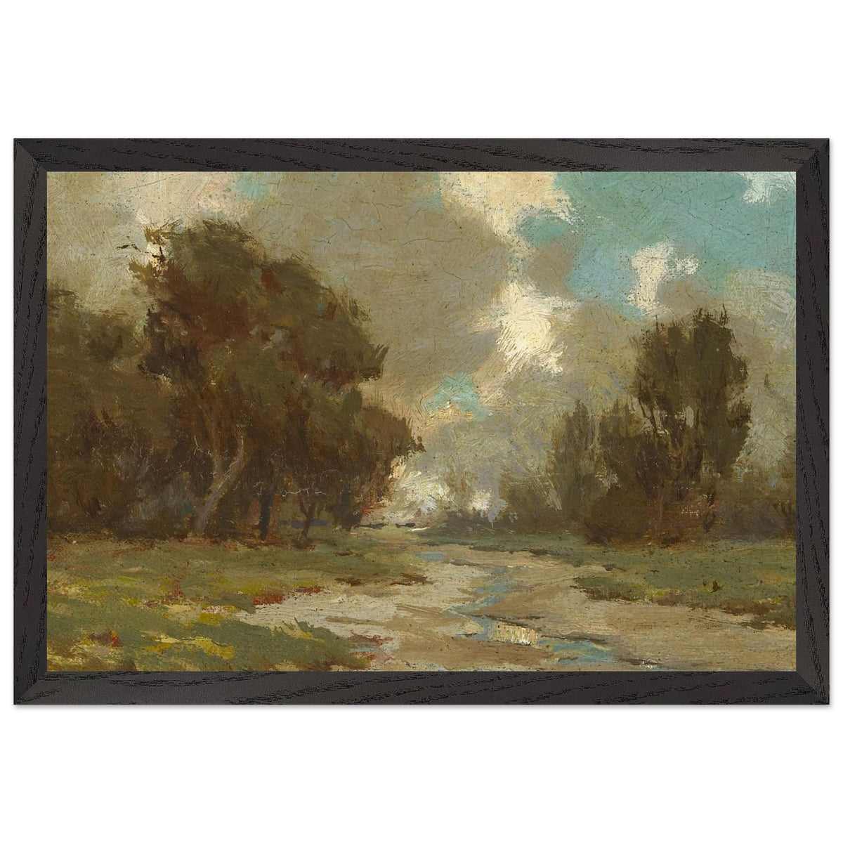 After the Rain by Granville Redmond, framed poster, view 2