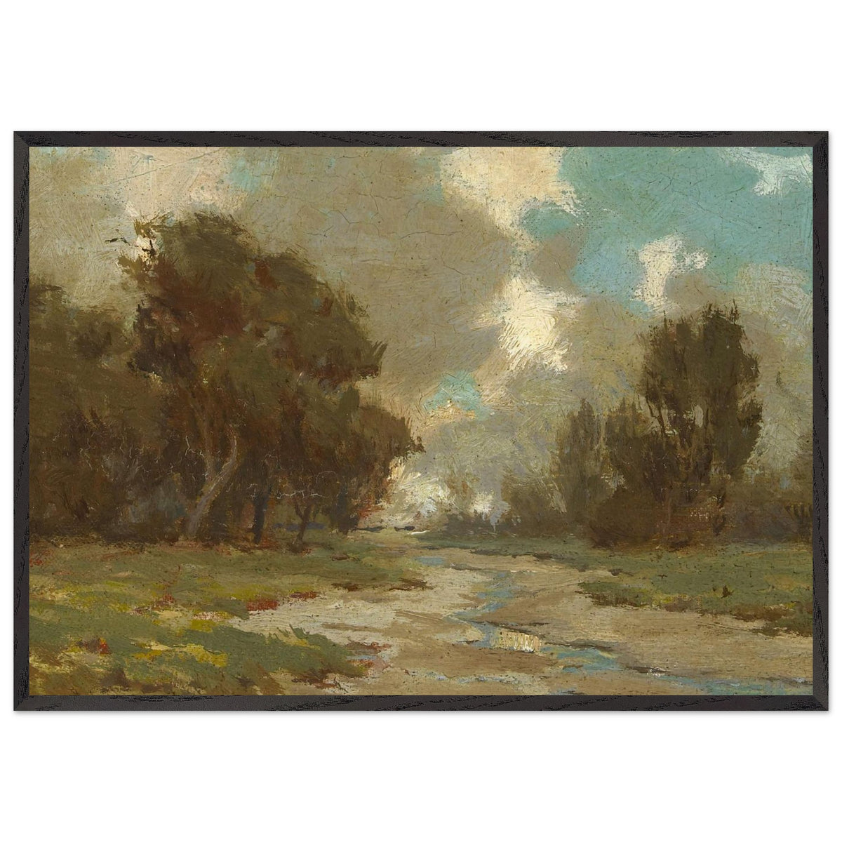 After the Rain by Granville Redmond, framed poster, view 3