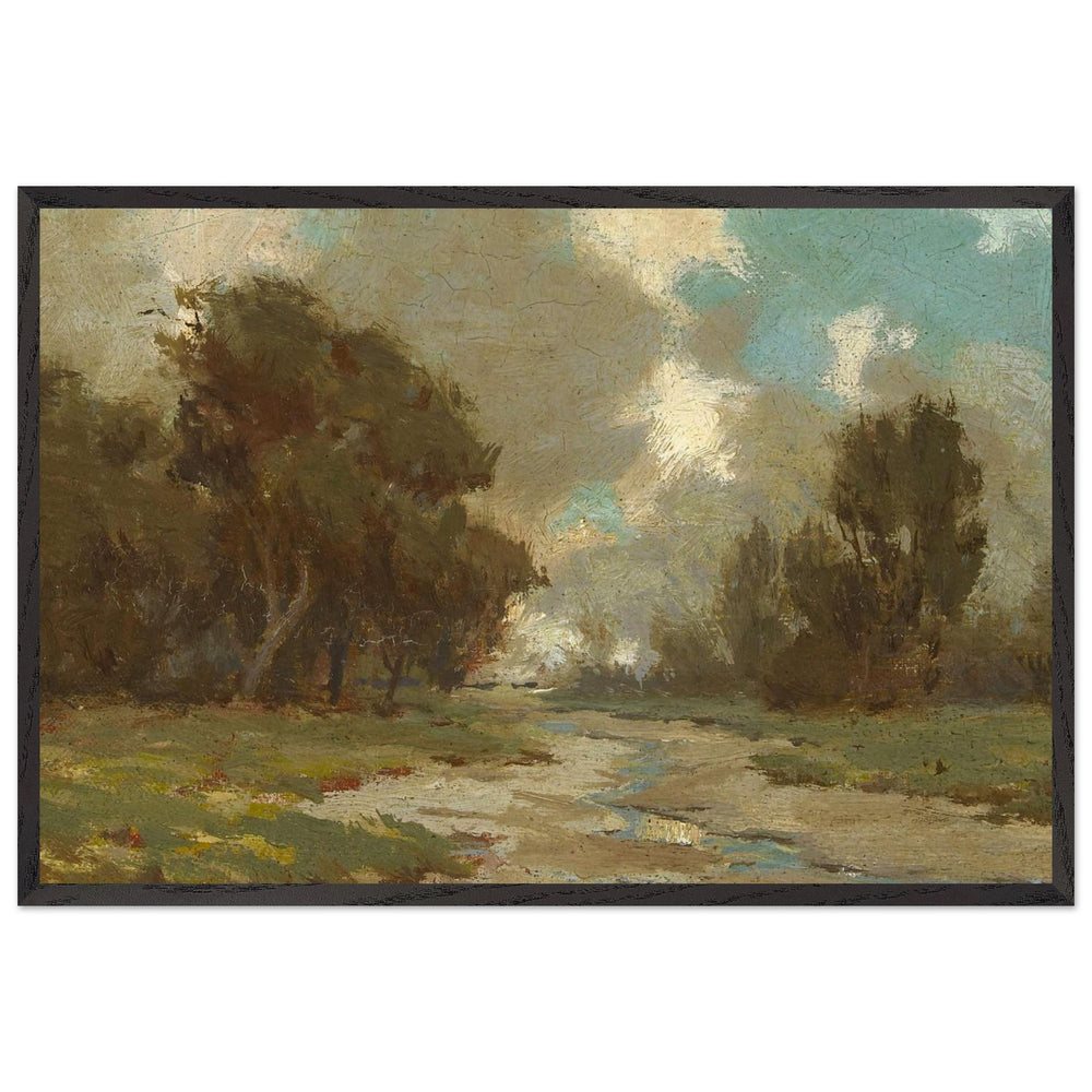 After the Rain by Granville Redmond, framed poster