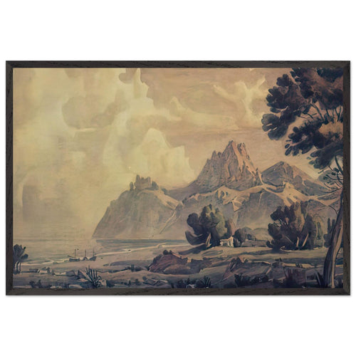 After the Rain by Konstantin Bogaevsky, framed poster