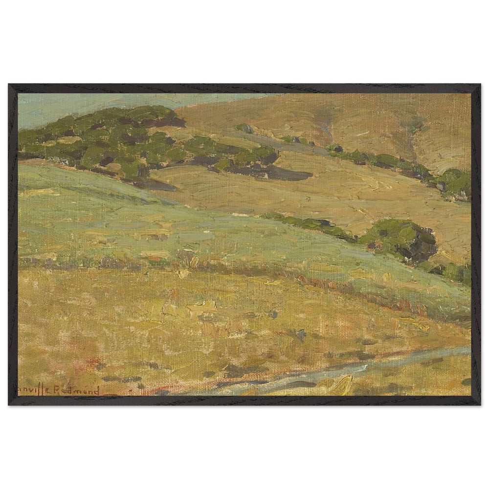 Afternoon (study) by Granville Redmond, framed poster