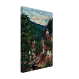 Agapia Valley by Octav Bancila, canvas, view 2