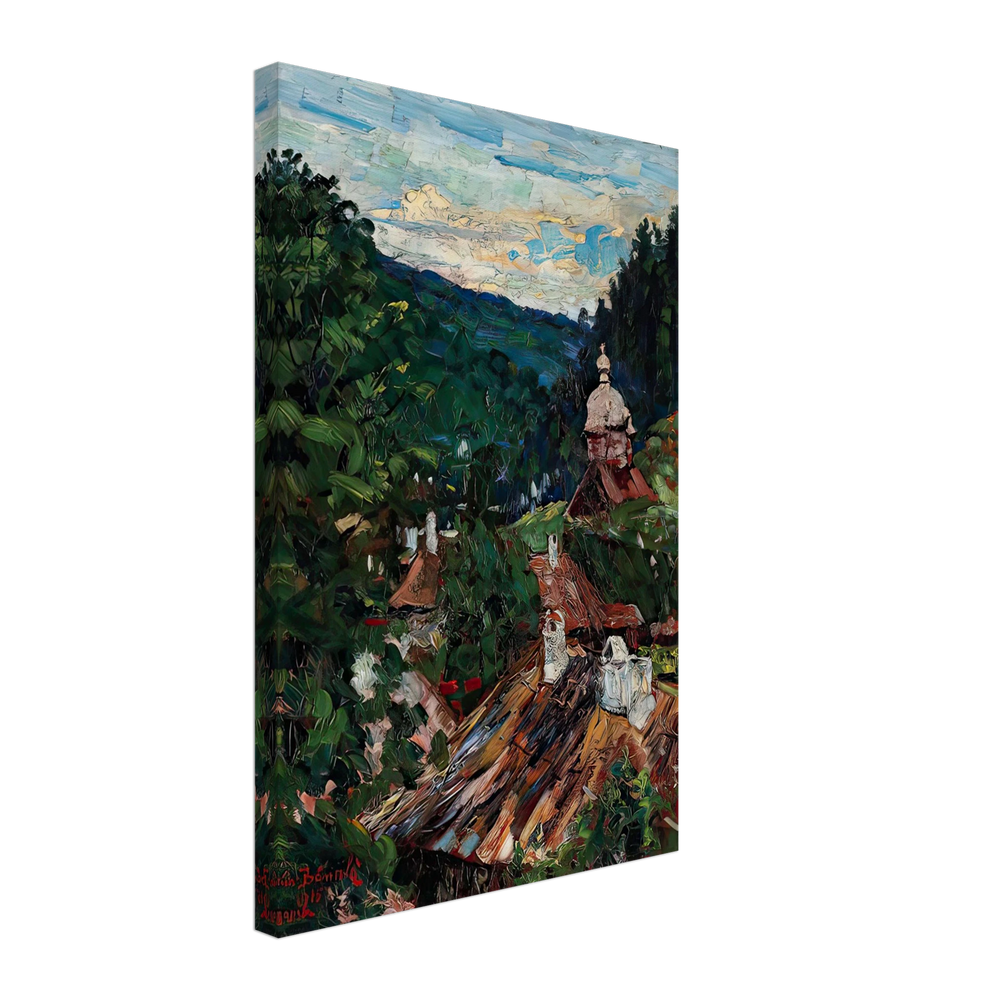 Agapia Valley by Octav Bancila, canvas