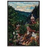 Agapia Valley by Octav Bancila, framed poster, view 3