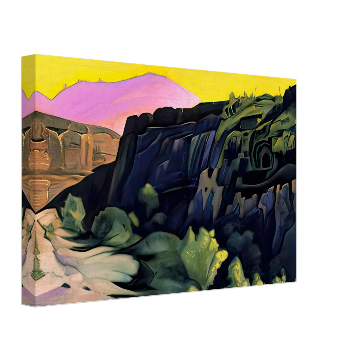 Ajanta. The Rock Temples by Nicholas Roerich, canvas, view 2