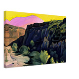 Ajanta. The Rock Temples by Nicholas Roerich, canvas