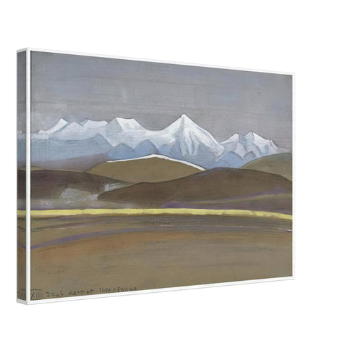 Ak-Tagh. Lenins Mountain by Nicholas Roerich, canvas