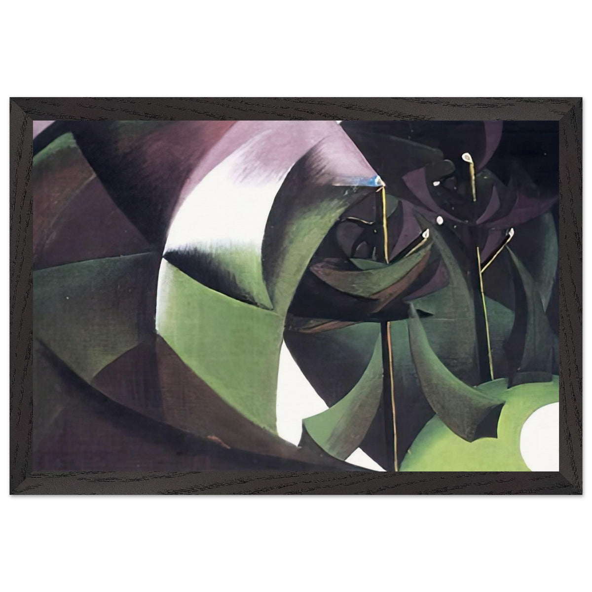 Alberi Mutilati by Giacomo Balla, framed poster, view 2