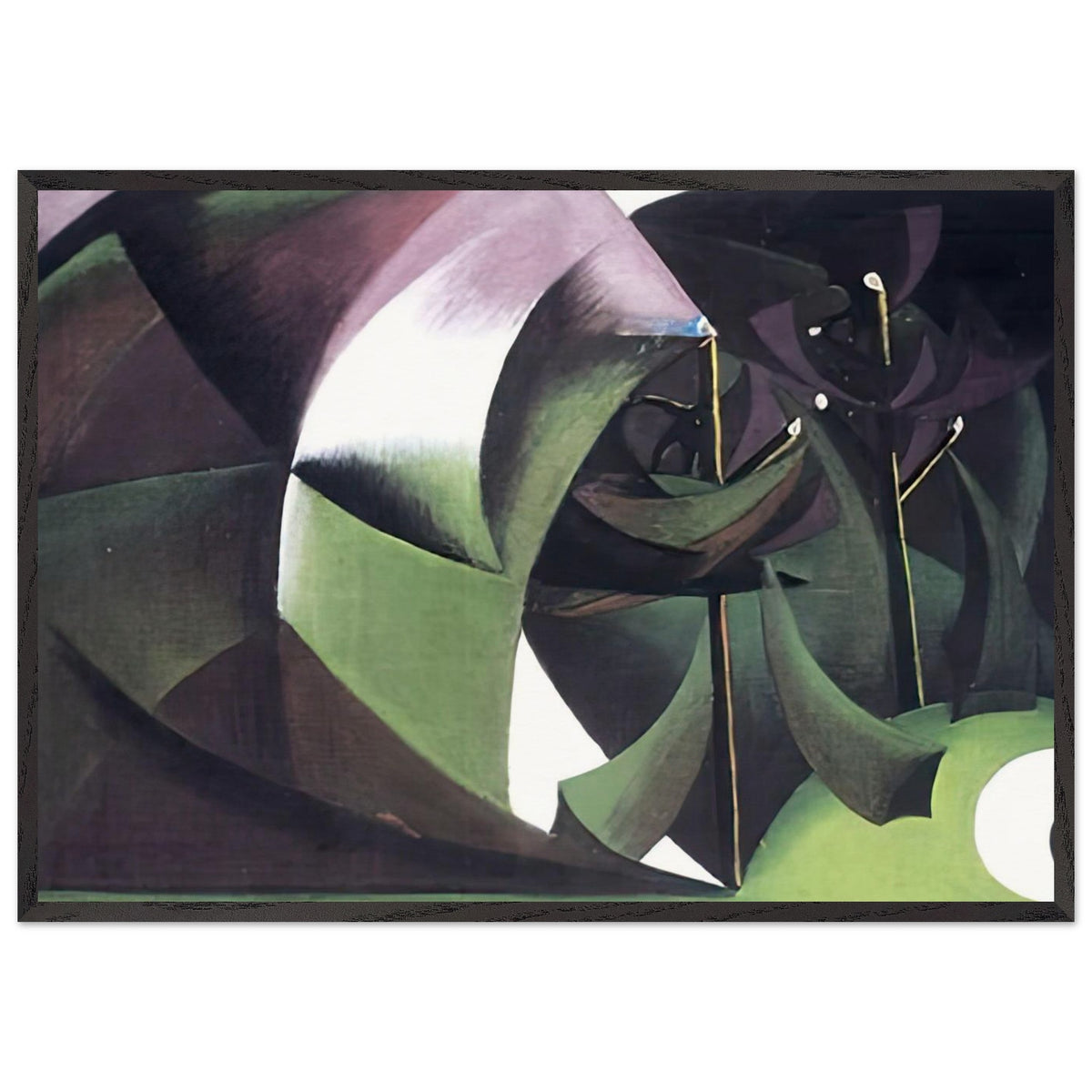 Alberi Mutilati by Giacomo Balla, framed poster, view 3