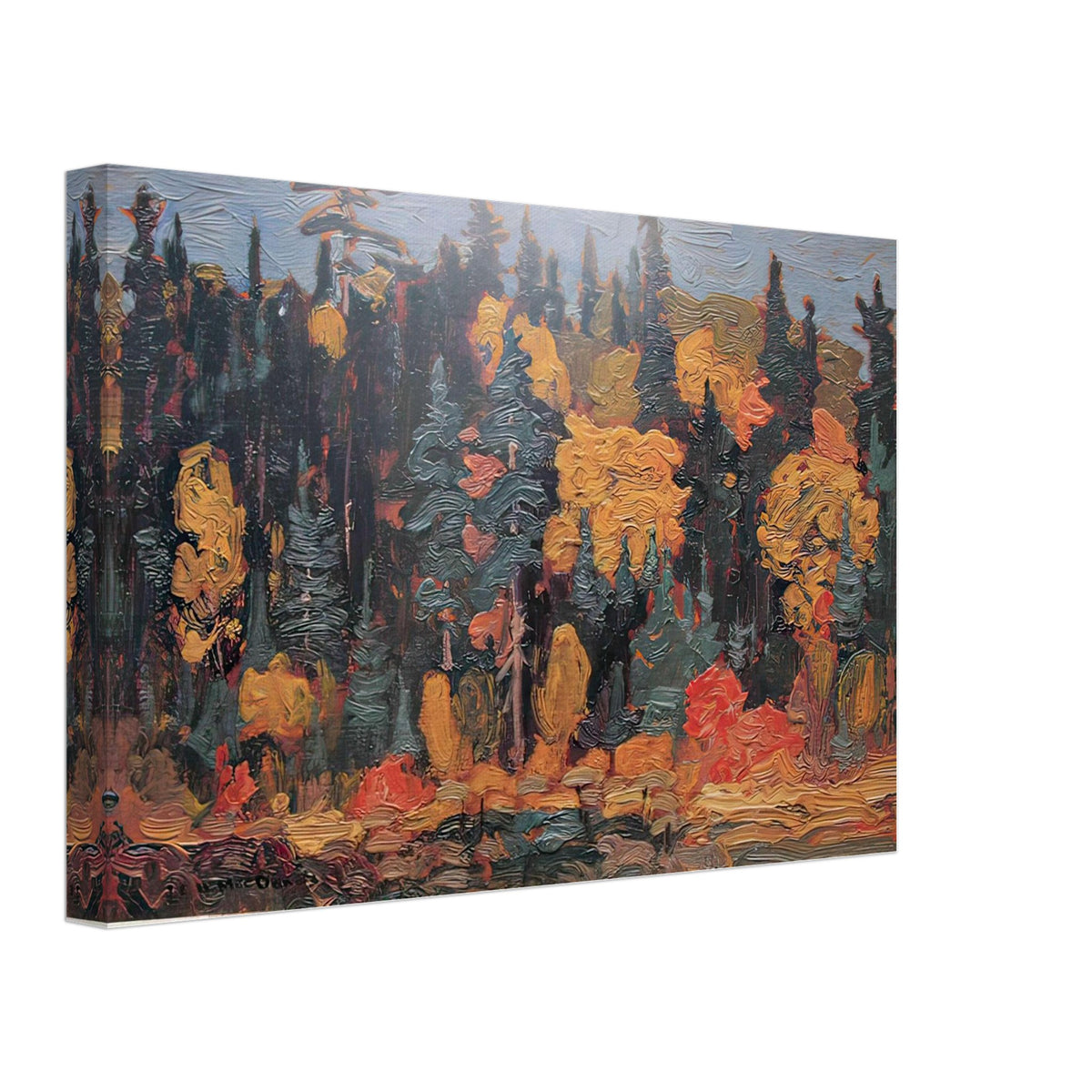 Algoma by J. E. H. MacDonald, canvas, view 2