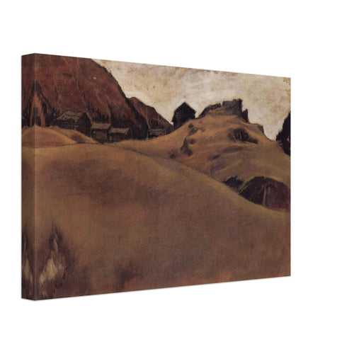 Almlandschaft Im Ötztal by Albin Egger-Lienz, canvas, view 2
