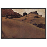 Almlandschaft Im Ötztal by Albin Egger-Lienz, framed poster