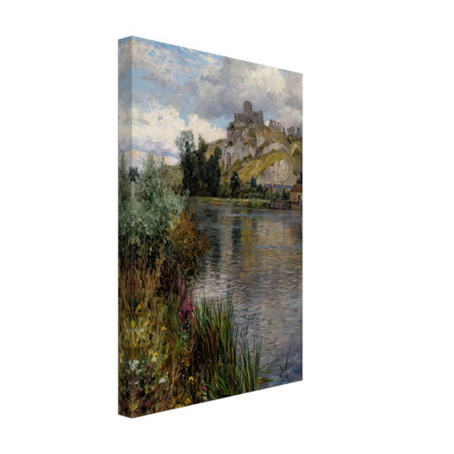 Along a River by Louis Aston Knight, canvas, view 2