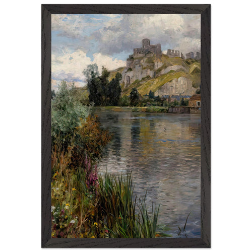 Along a River by Louis Aston Knight, framed poster, view 2