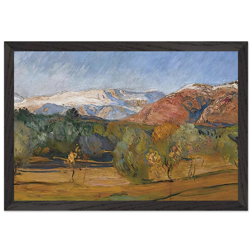 Alpes Maritimes Landscape by Michel Simonidy, framed poster, view 2