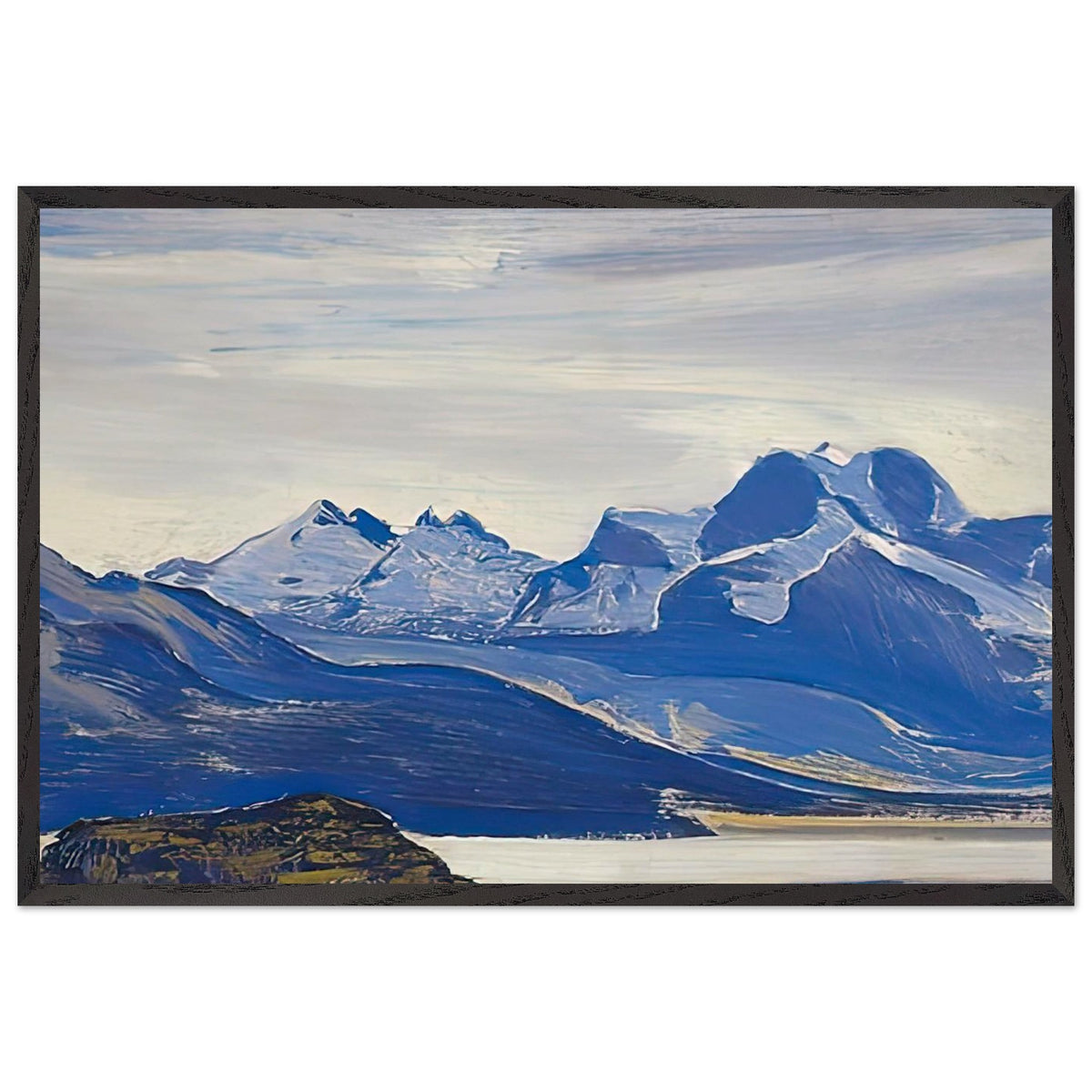Alps (study) by Nicholas Roerich, framed poster