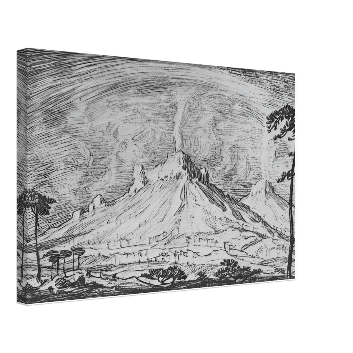 Altars in the Desert by Konstantin Bogaevsky, canvas