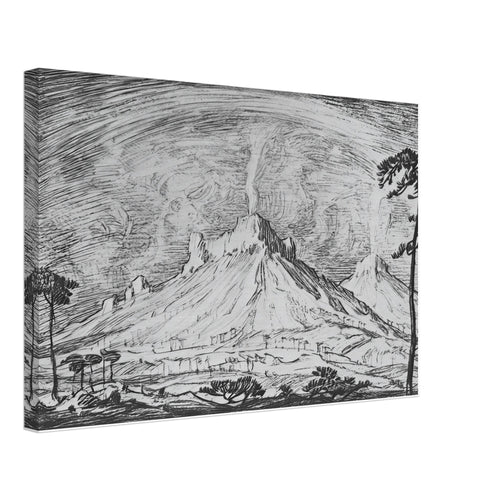 Altars in the Desert by Konstantin Bogaevsky, canvas