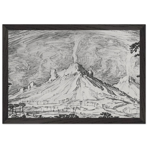 Altars in the Desert by Konstantin Bogaevsky, framed poster, view 2