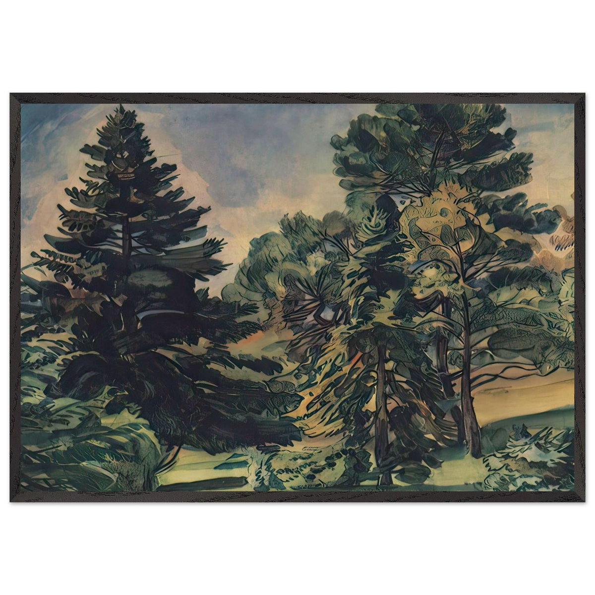 Alupka Park by Konstantin Bogaevsky, framed poster, view 3