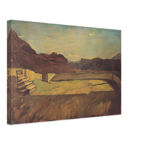 Am Kalvarienberg Bei Bozen by Albin Egger-Lienz, canvas