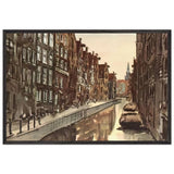 Amsterdam by Anna Ostroumova-Lebedeva, framed poster