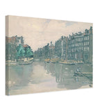 Amsterdam. The market of iron by Anna Ostroumova-Lebedeva, canvas