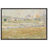 An Abandoned Farm by Ernest Lawson, framed poster