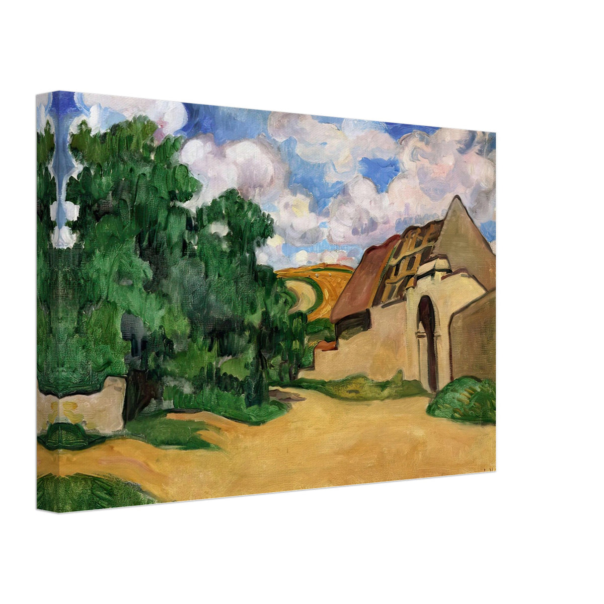An Abandoned Farm by Louis Valtat, canvas, view 2
