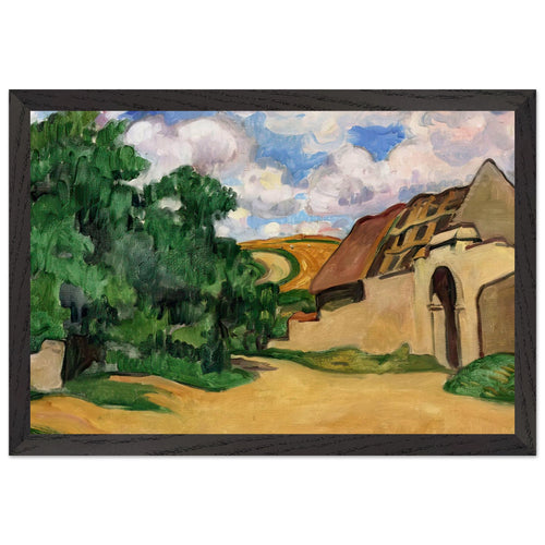 An Abandoned Farm by Louis Valtat, framed poster, view 2