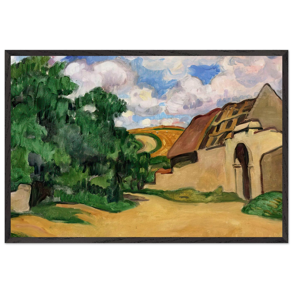 An Abandoned Farm by Louis Valtat, framed poster