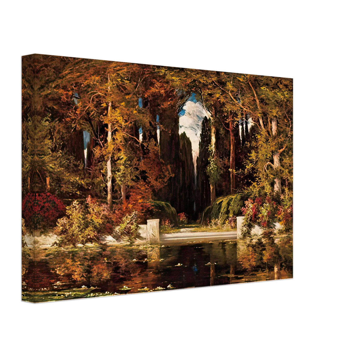 An Italianate Landscape by Vilhelms Purvitis, canvas, view 2