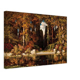 An Italianate Landscape by Vilhelms Purvitis, canvas