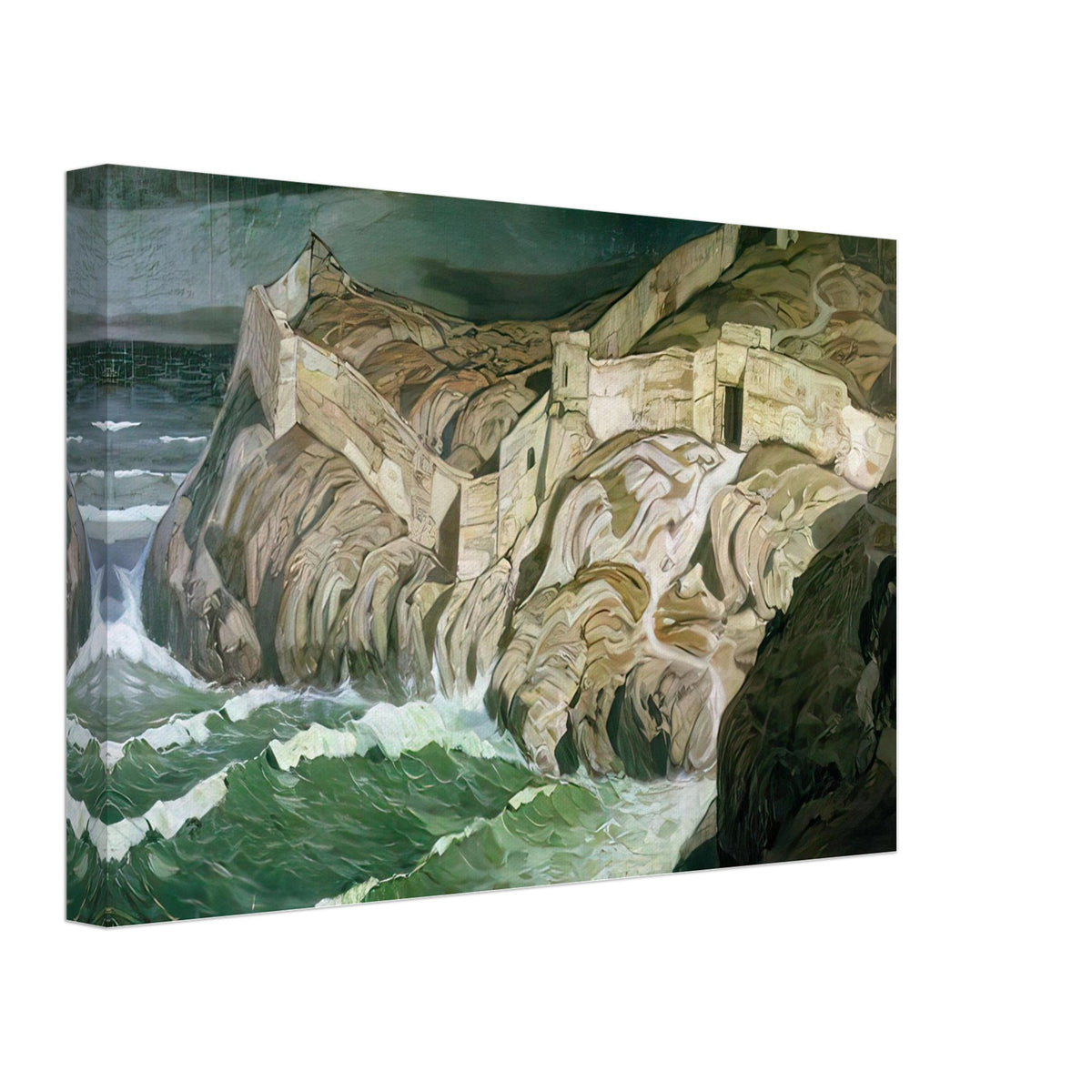 Ancient Fortress by Konstantin Bogaevsky, canvas, view 2