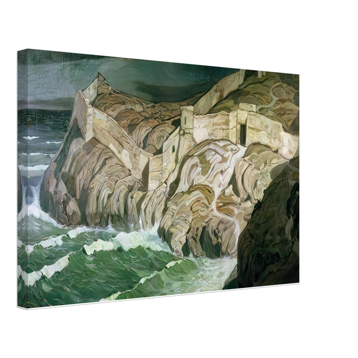 Ancient Fortress by Konstantin Bogaevsky, canvas