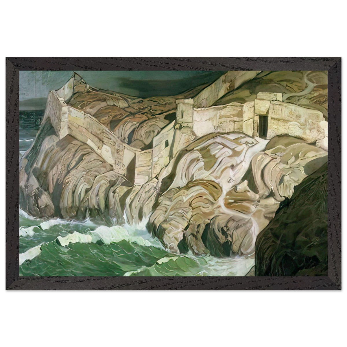 Ancient Fortress by Konstantin Bogaevsky, framed poster, view 2