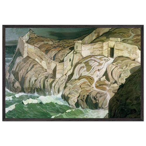 Ancient Fortress by Konstantin Bogaevsky, framed poster