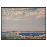 Ancient Landscape by Nicholas Roerich, framed poster, view 3