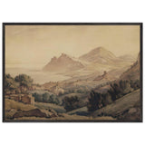 Ancient town by Konstantin Bogaevsky, framed poster, view 3