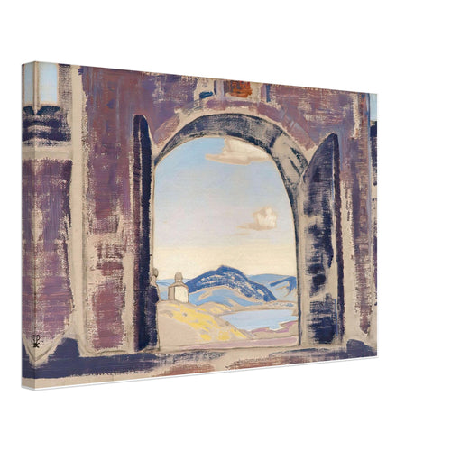 And we are opening the gates by Nicholas Roerich, canvas
