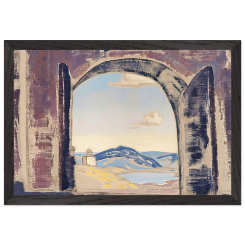 And we are opening the gates by Nicholas Roerich, framed poster, view 2