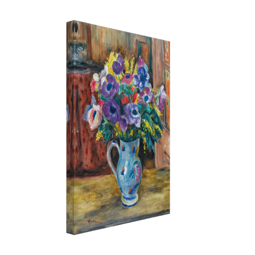 Anemony W Wazonie by Józef Pankiewicz, canvas, view 2