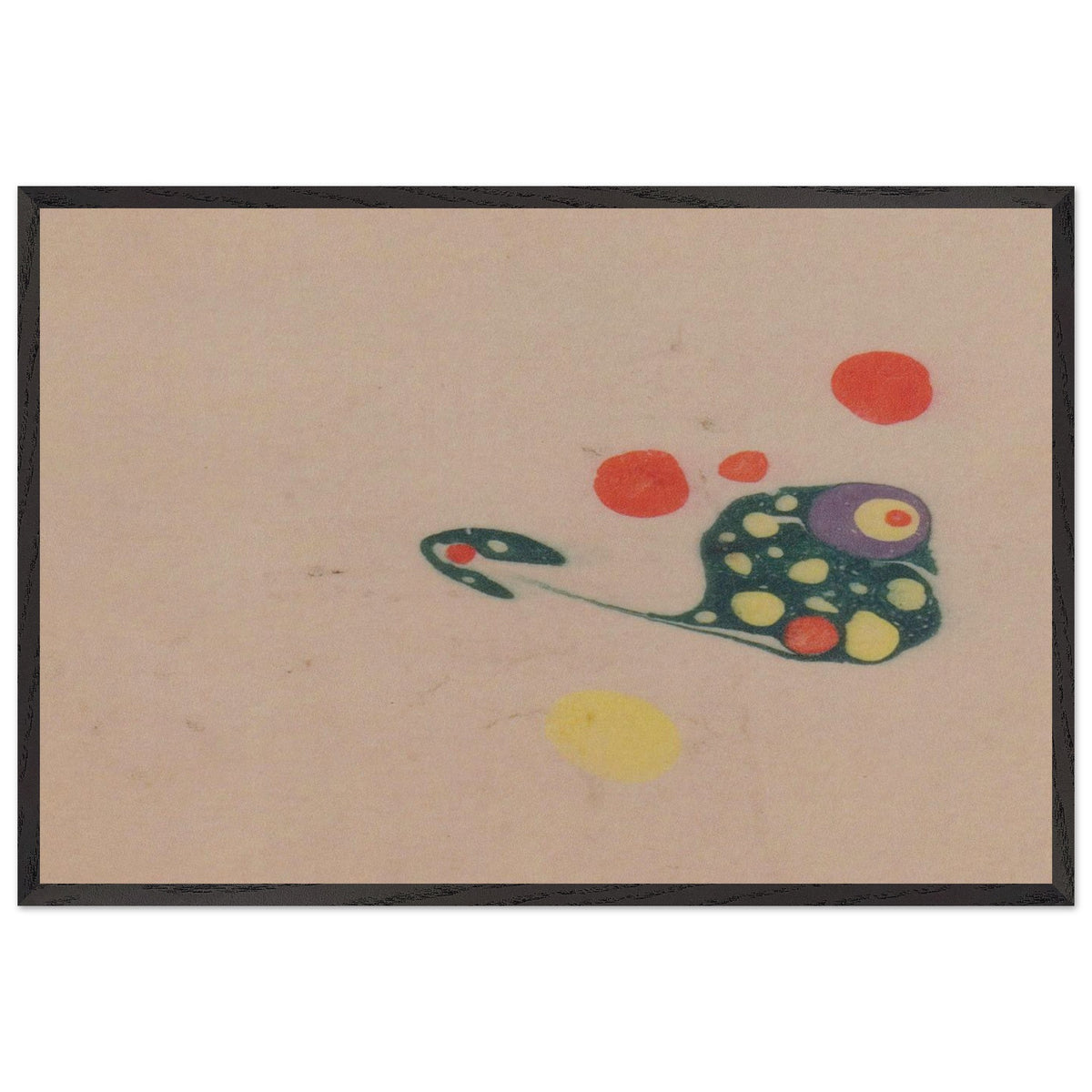 Animal Motif for a Picture Book by Koloman Moser, framed poster