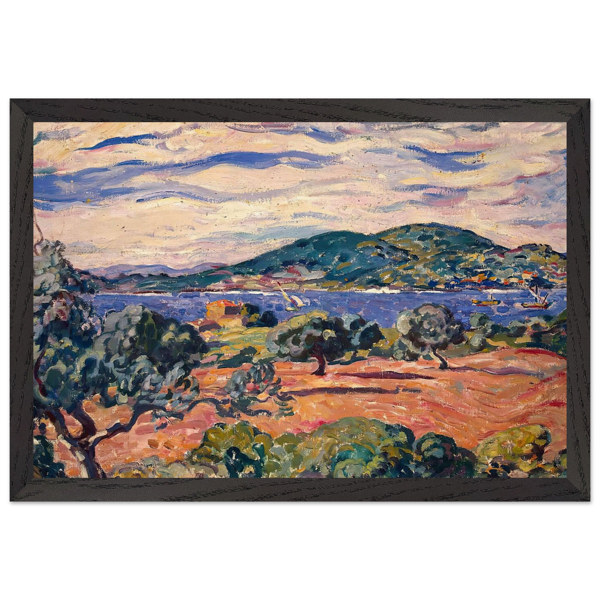 Antheor Bay by Louis Valtat, framed poster, view 2