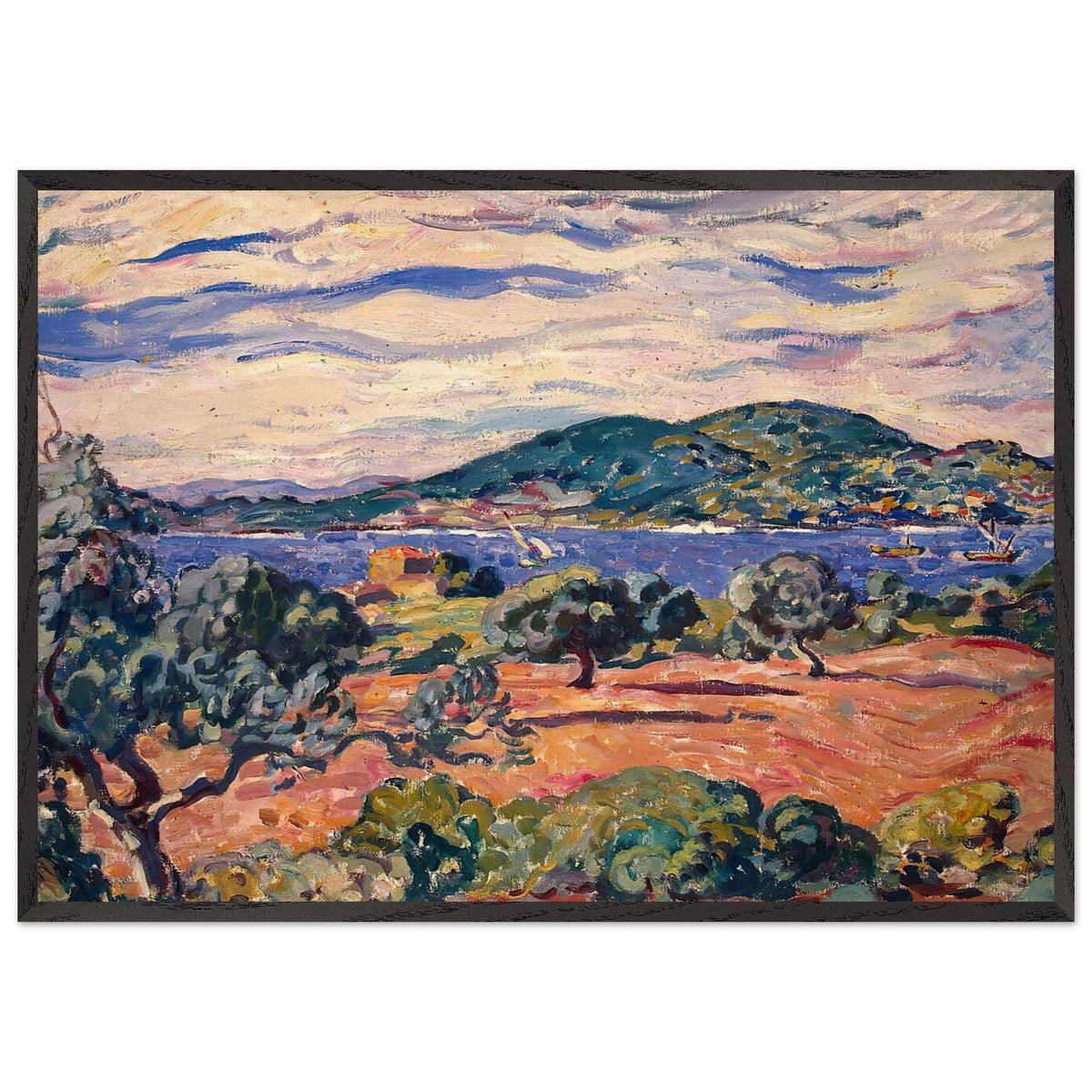 Antheor Bay by Louis Valtat, framed poster, view 3